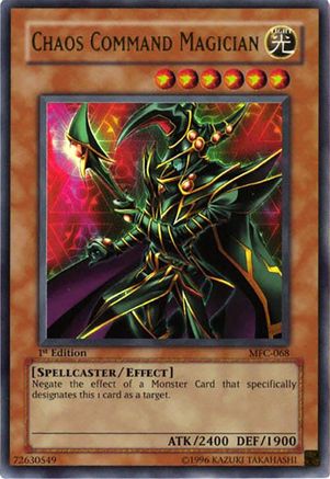 Chaos Command Magician Magician's Force MFC-068 Near Mint Ultra Rare English Unlimited