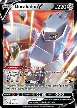 Duraludon V 047/073 Champion's Path Ultra Rare Near Mint English