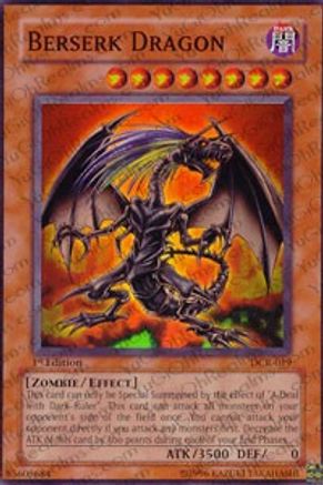 Berserk Dragon Dark Crisis DCR-019 Near Mint Super Rare English 1st Edition