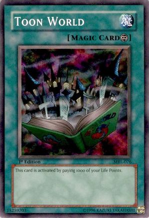 Toon World Magic Ruler MRL-076 Heavily Played Super Rare English 1st Edition