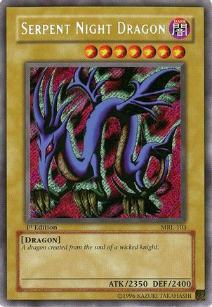 Serpent Night Dragon Magic Ruler MRL-103 Moderately Played Secret Rare English Unlimited