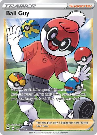 Ball Guy 065/072 Shining Fates Ultra Rare Near Mint English