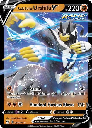 Rapid Strike Urshifu V 087/163 Battle Styles Ultra Rare Near Mint English