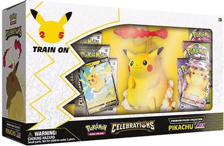 Premium Figure Collection Pikachu VMAX Box Celebrations Sealed Near Mint English