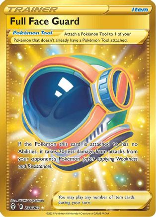 Full Face Guard 231/203 Evolving Skies Secret Rare Near Mint English