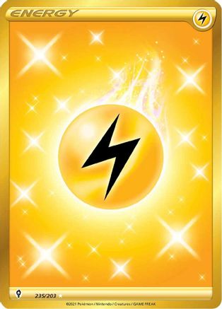 Lightning Energy 235/203 Evolving Skies Secret Rare Near Mint English