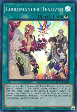 Libromancer Realized DIFO-EN088 Dimension Force 1st Edition Super Rare Near Mint English
