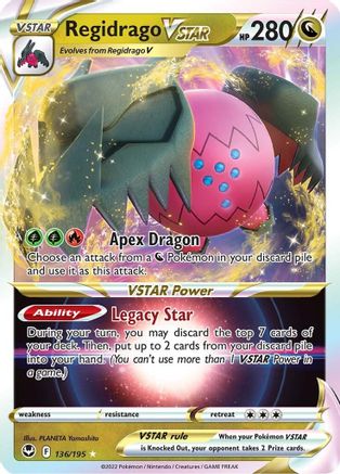 Regidrago VSTAR 136/195 Silver Tempest Ultra Rare Near Mint English