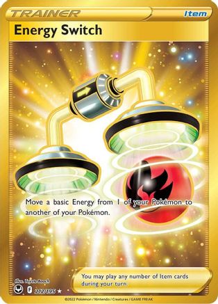 Energy Switch 212/195 Silver Tempest Secret Rare Near Mint English