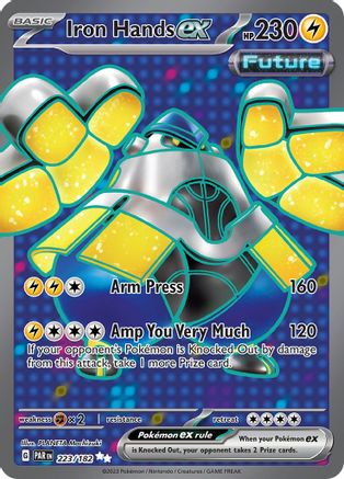 Iron Hands ex 223/182 Paradox Rift Ultra Rare Near Mint English