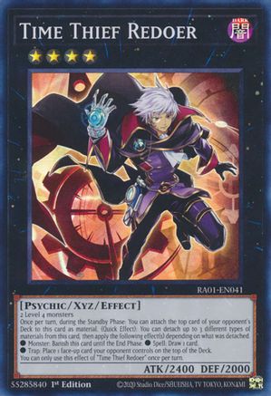 Time Thief Redoer RA01-EN041 25th Anniversary Rarity Collection 1st Edition Super Rare Near Mint English