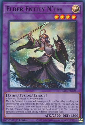 Elder Entity N'tss RA01-EN026 25th Anniversary Rarity Collection 1st Edition Super Rare Near Mint English