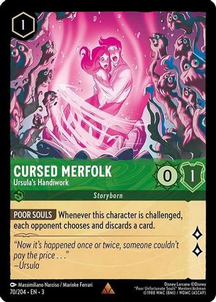 Cursed Merfolk Ursulas Handiwork 70/204 Into The Inklands Rare Near Mint English