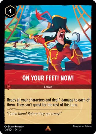 On Your Feet Now 130/204 Into The Inklands Rare Near Mint English