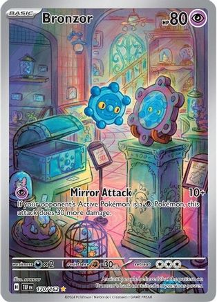 Bronzor 170/162 Temporal Forces Illustration Rare Near Mint English
