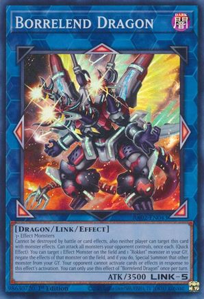 Borrelend Dragon 25th Anniversary Rarity Collection II RA02-EN043 Near Mint Super Rare English 1st Edition