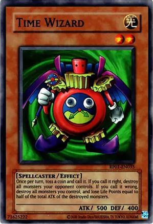 Time Wizard RP01-EN035 Retro Pack 2020 Reprint Super Rare English