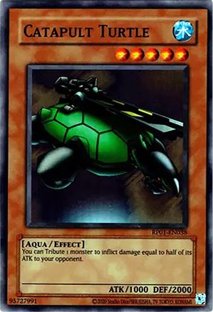 Catapult Turtle RP01-EN038 Retro Pack 2020 Reprint Super Rare Near Mint English
