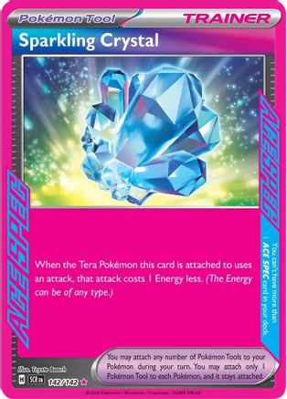 Sparkling Crystal SV07: Stellar Crown 142/142 Near Mint ACE SPEC Rare English Holofoil