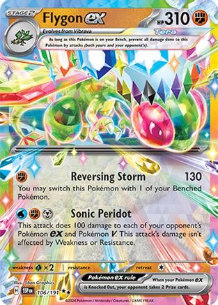 Flygon ex 106/191 Surging Sparks Double Rare (RR) Near Mint English