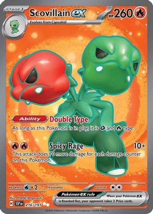 Scovillain ex 216/191 Surging Sparks Ultra Rare Near Mint English