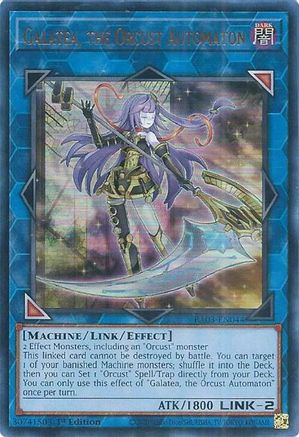 Galatea, the Orcust Automaton RA03-EN044 Quarter Century Bonanza 1st Edition Ultra Rare Near Mint English
