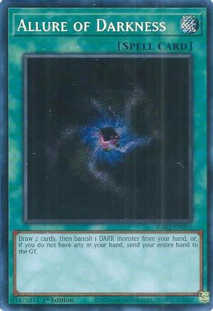 Allure of Darkness (Secret Rare) Quarter Century Bonanza RA03-EN055 Near Mint Secret Rare English 1st Edition
