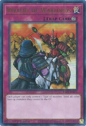 Rivalry of Warlords RA03-EN075 Quarter Century Bonanza 1st Edition Ultra Rare Near Mint English