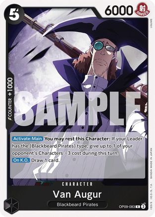 Van Augur Emperors in the New World OP09-083 Near Mint English Rare Foil