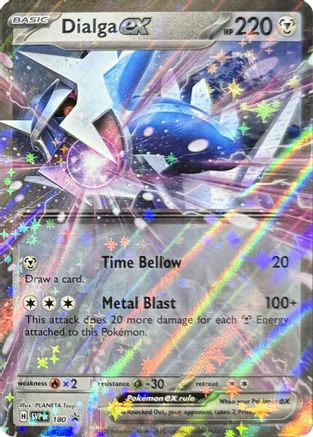 Dialga ex - 180 SV: Scarlet & Violet Promo Cards 180 Near Mint Rare English Holofoil