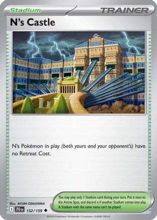 N's Castle 152/159 Journey Together Reverse Holo Near Mint English