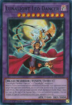 Lunalight Leo Dancer RA04-EN053 Quarter Century Stampede 1st Edition Super Rare Near Mint English