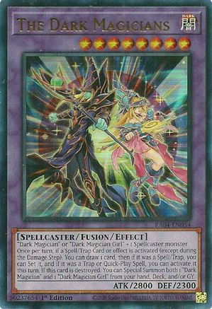 The Dark Magicians RA04-EN054 Quarter Century Stampede 1st Edition Ultra Rare English