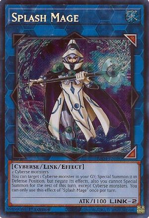 Splash Mage RA04-EN080 Quarter Century Stampede 1st Edition Secret Rare Near Mint English