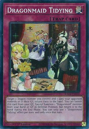 Dragonmaid Tidying RA04-EN102 Quarter Century Stampede 1st Edition Super Rare Near Mint English