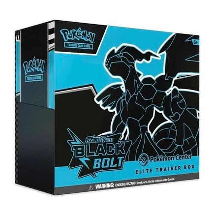 Black Bolt Elite Trainer Box (Pokemon Center) Black Bolt Sealed Near Mint English
