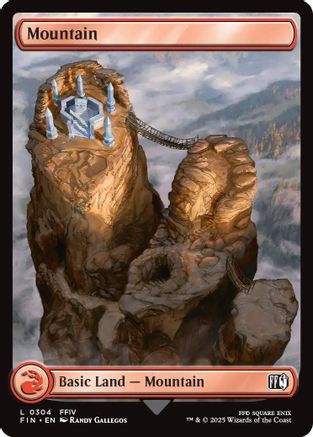 Mountain (0304) #304 Final Fantasy Land Foil Near Mint English