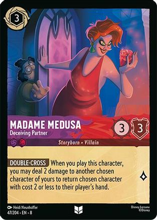 Madame Medusa - Deceiving Partner 47/204 Reign of Jafar Uncommon Near Mint English
