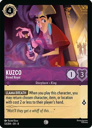 Kuzco - Bored Royal 53/204 Reign of Jafar Common Near Mint English