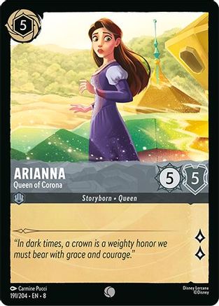 Arianna - Queen of Corona 191/204 Reign of Jafar Common Near Mint English