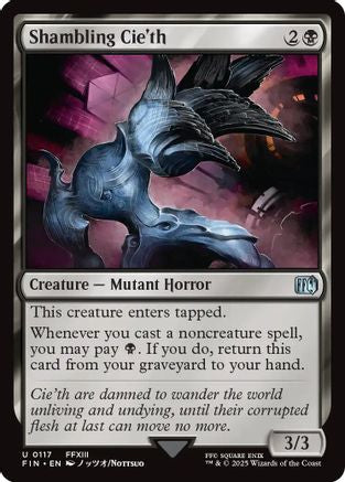 Shambling Cie'th #117 Final Fantasy Uncommon Foil Near Mint English