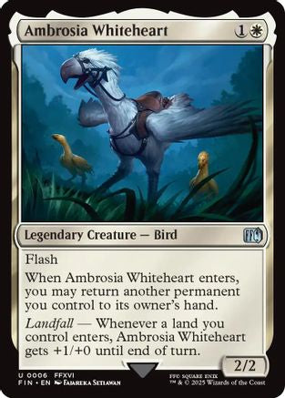 Ambrosia Whiteheart #6 Final Fantasy Uncommon Foil Near Mint English
