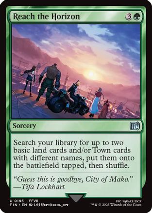 Reach the Horizon #195 Final Fantasy Uncommon Foil Near Mint English