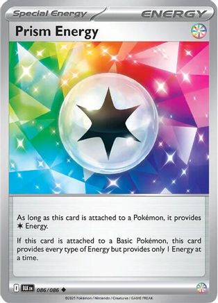 Prism Energy 086/086 Black Bolt Reverse Holo Near Mint English