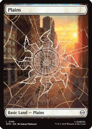 Plains #189 Marvel's Spider-Man Land Foil Near Mint English
