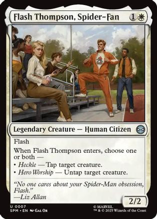 Flash Thompson, Spider-Fan #7 Marvel's Spider-Man Uncommon Foil Near Mint English