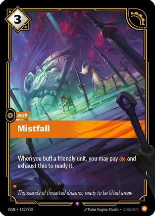 Mistfall 152/298 Riftbound Origins Rare Near Mint English