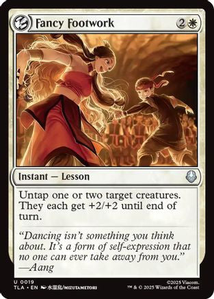 Fancy Footwork #19 Avatar The Last Airbender Uncommon Foil Near Mint English