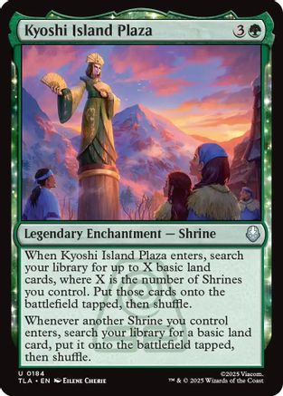 Kyoshi Island Plaza #184 Avatar The Last Airbender Uncommon Foil Near Mint English