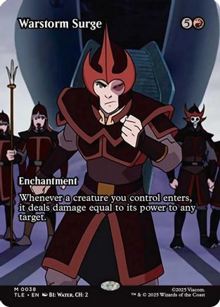 Warstorm Surge (Borderless) #38 Avatar The Last Airbender Eternal Mythic Near Mint English